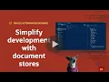 Develop native web applications with Oracle Autonomous Database JSON document store