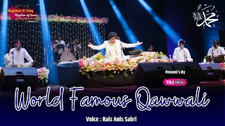 world famous qawwali by rais anis sabri at naghm e ishq live concert in nagpur eid milad 2025