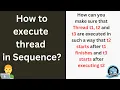 Java program to Print numbers in sequence using 3 Threads Java Multi threading interview program