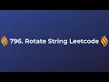 Rotate String Leetcode 796 Java solution