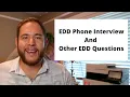 EDD Phone Interview Process Sept 2022
