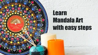 Download Easy steps for Mandala on Gramophone vinyl record for beginners MP3