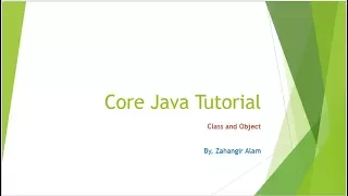 20 Core Java - Class and Object with live coding Bangla Tutorial