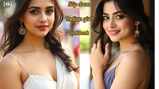  4k real indian ai lookbook model slip dress lookbook stand in raj ghat charming and graceful