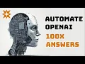 ChatGPT Guide Get 100 Answers at Once OpenAI API Zapier Tutorial