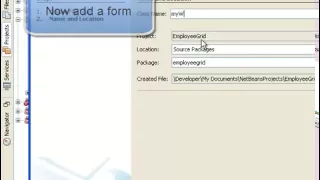 Swing jTable with NetBeans - JAVA Training in Chandigarh