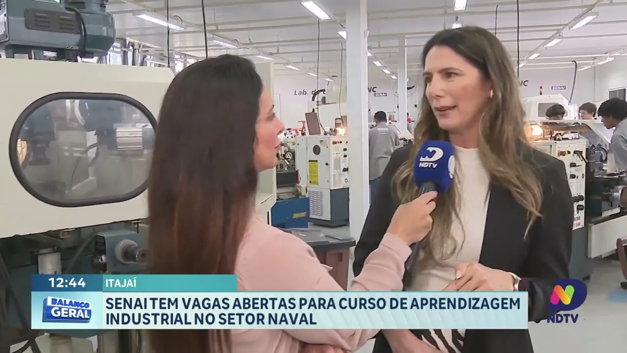 SENAI de Itajaí abre vagas para curso de aprendizagem no setor náutico