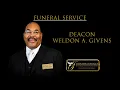 Deacon Weldon A Givens