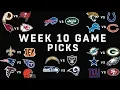 Week 10 NFL Game Picks NFL