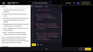 CodeCademy Intro to Java Review Session 5