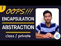 OOPs - Java Programming Ep-7 Encapsulation Abstraction Tamil code io