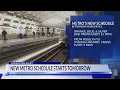 Metro s new schedule starts Monday Here s what it means for your commute