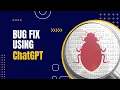 JavaScript Bug fixing using ChatGPT -