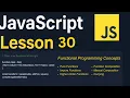 JavaScript Lesson 30 JavaScript Pure Functions Higher-Order Functions Composition Currying