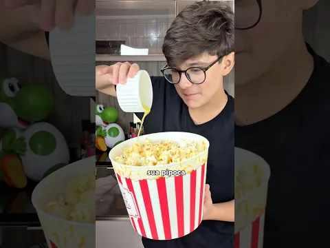 O SEGREDO DA PIPOCA DE CINEMA!🍿