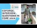 Coforge interview Questions in Core Java String in core java