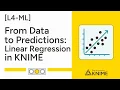 From Data to Predictions Linear Regression in KNIME