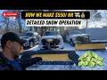 How we make 550 per hour plowing snow Full Detailed snow business explanation