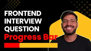 Build a ProgressBar in React JS Frontend Interview Challenge CodeWithKai