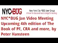 Lagu NYC*BUG januari 2026: Aanstaande 4e editie van The Book of PF, CRA and more, Peter Hansteen