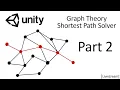 Unity Making a Graph Theory Shortest Path Solver Part 2 Livestream