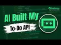 Trae AI Explained To-Do App Backend Creation No-Code Backend in Minutes