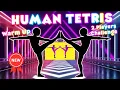 CO-OP HUMAN TETRIS Fun 2 Players Challenge High-Quality Immersive Interactive Warm-Up