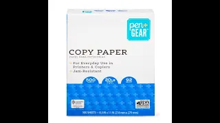 Pen Gear Copy Paper White 500 Sheets