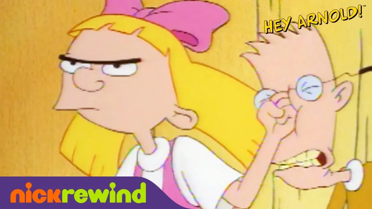 Helga Punches Brainy | Supercut | Hey Arnold! | NickRewind