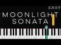 Download Lagu Beethoven - Moonlight Sonata | EASY Piano Tutorial