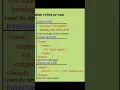 CSS types tutorial create inline css internal CSS and External css