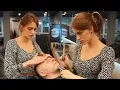 Lagu 💈Best Haircut of His Life by Cute Ukrainian Barber Girl Daria - Scissors Haircut, Extras \u0026 More