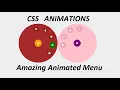 Css Animation Round Animated Menu using html And css Css animated tutorial