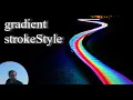 gradient strokeStyle canvas HTML javascript