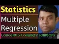 Multiple Regression Concept and complete solution By Rambabu Yadav sir