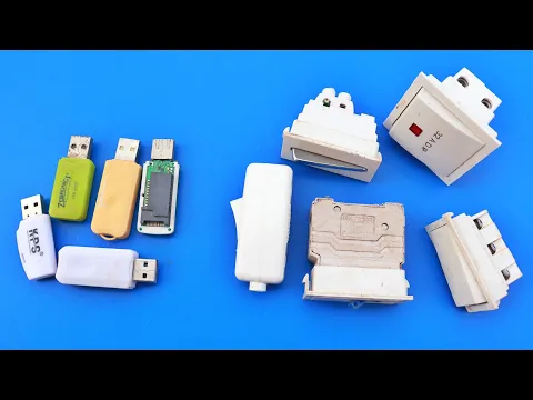 Download MP3 3 Awesome uses of old Memory Card Reader and old switch | DC Motors