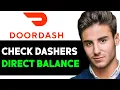 HOW TO CHECK DASHER DIRECT CARD BALANCE 2025 FULL GUIDE