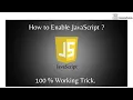 How to Enable JavaScript on Android Phone