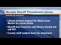 Nevada sheriff threatened a Douglas County library