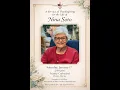 Rite of Christian Burial and Service of Thanksgiving for Nina Soto