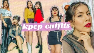 Download Dressing up like kpop idols in 10 Outfits \u0026 2 \ MP3
