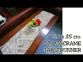 DIY MACRAME TABLE RUNNER MACRAME TABLEMAT TUTORIAL TAPLAK MEJA CANTIK ALA BOHEMIAN DECOR