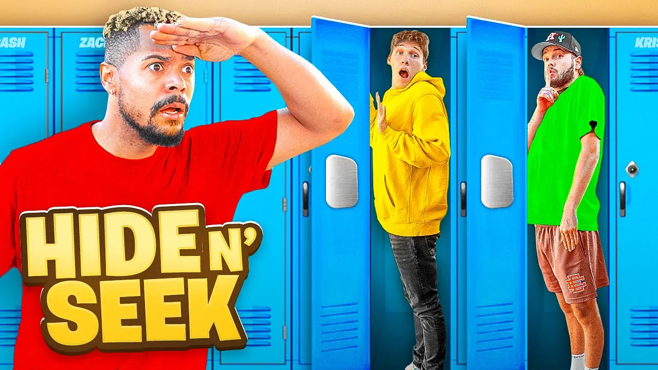 2HYPE Hide And Seek in a REAL SCHOOL!