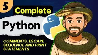Lec 5 Comments Escape Sequence and Print Statements Python Full Course 2025