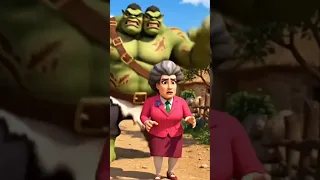 الوحش أبو راسين Scary Teacher Animation Funny Shorts 