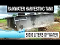 50000 Liters Rainwater Harvesting Tank at Farmhouse