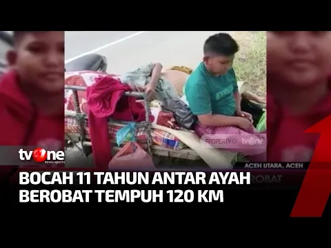 Kisah Pilu Bocah 11 Tahun Bawa sang Ayah lagi Sakit Berobat dengan Becak Motor