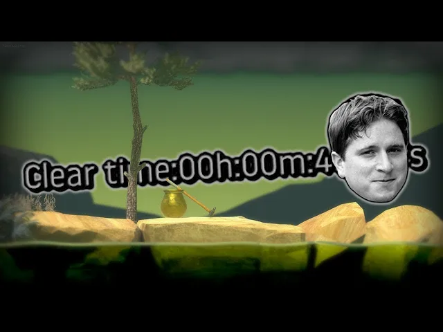 Getting Over It TAS (Tool-assisted speedrun)