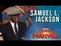 Video di Samuel L. Jackson opens up about Young Nick Fury in the MCU! | Captain Marvel Red Carpet Interview
