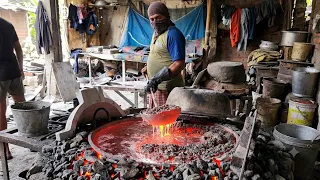 How Giant Cooking Pans Are Made From Waste Aluminum | Full Manufacturing Process